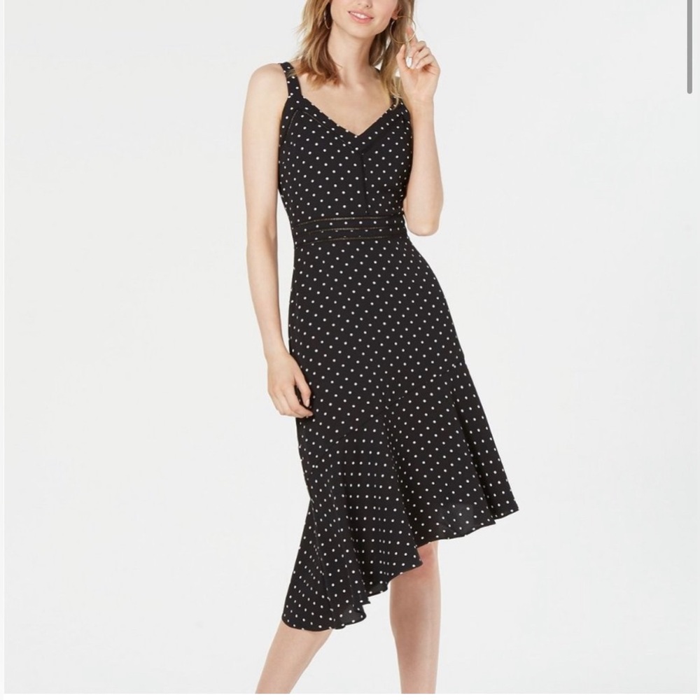 NWT Bar III Polka Dot Sleeveless Dress